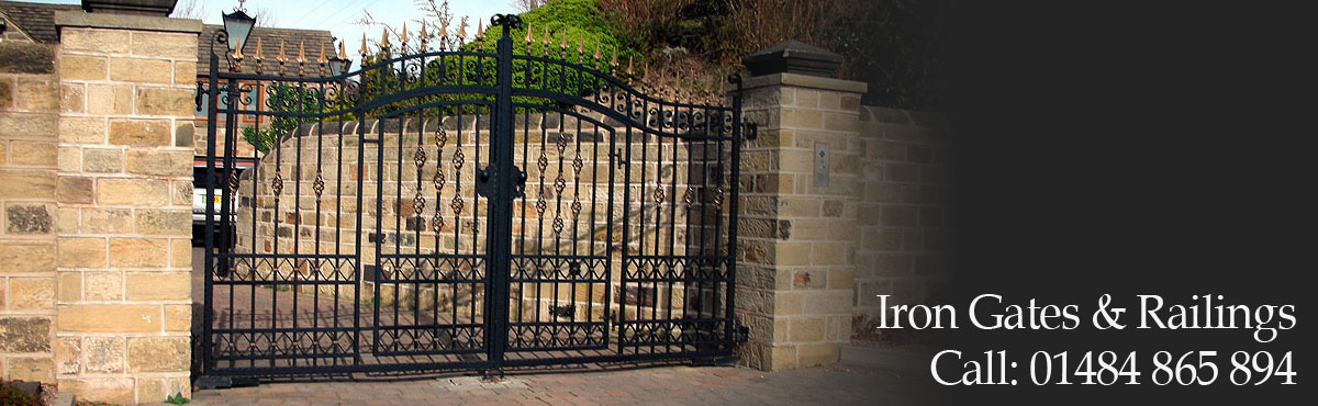 iron gates and railings