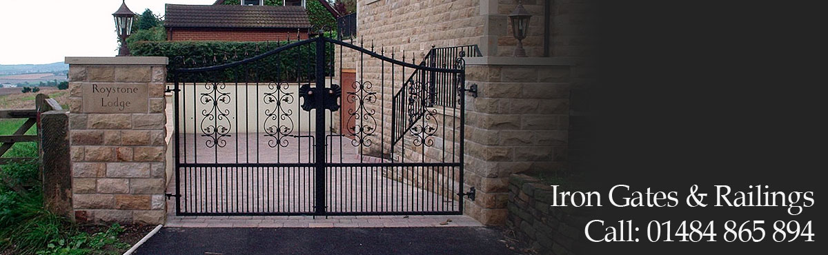 iron gates and railings