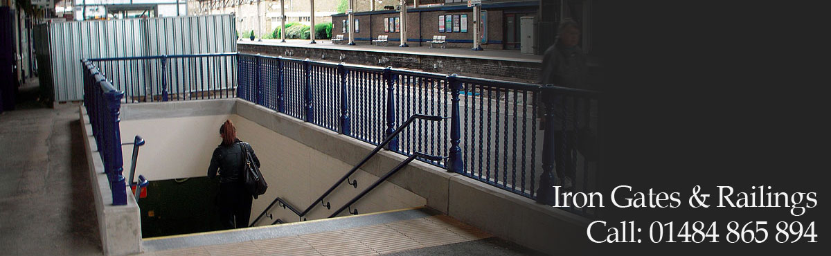 iron gates and railings